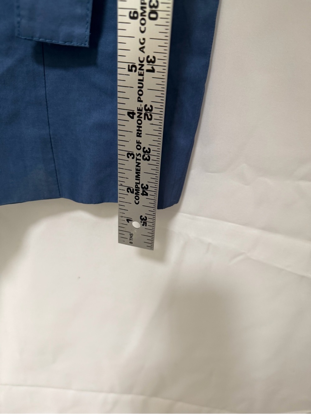 Carolina Herrera Blue Short-Sleeve Midi Shirt Dress - Picture 5 of 10